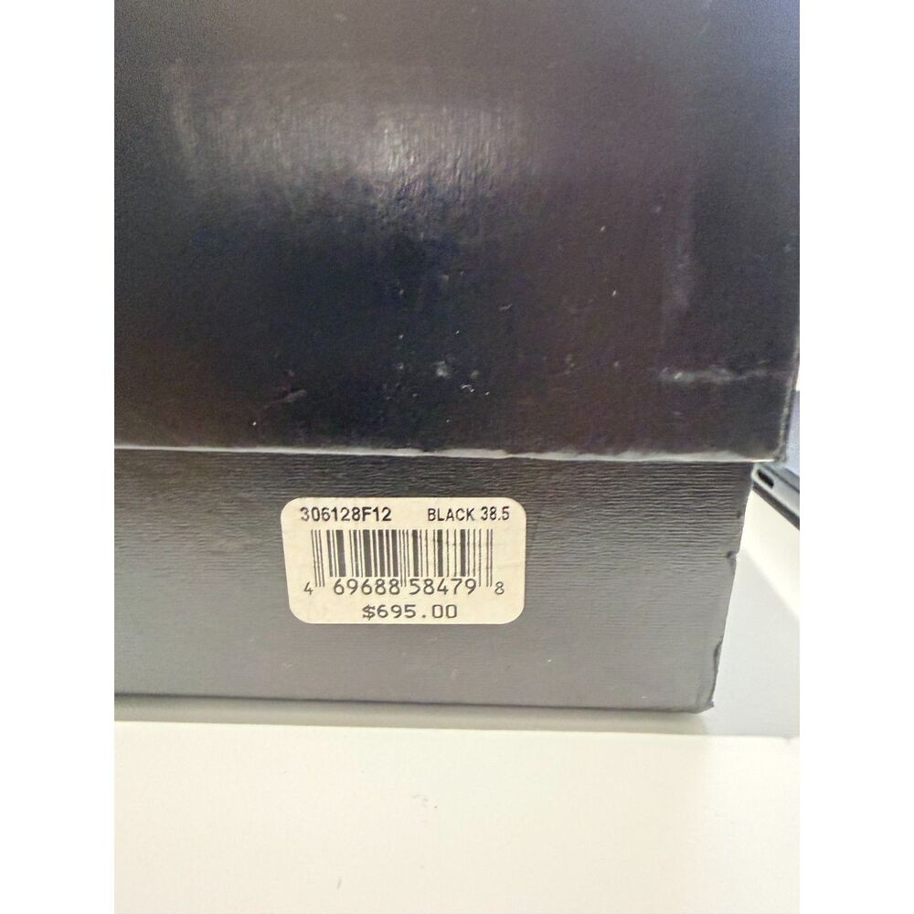 Alexander Wang Black Leather Kim Runway Ankle Boot 8.5 IT 38.5 - Picture 7 of 8